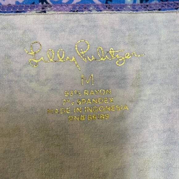 Lilly Pulitzer Sophie Dress Women’s Medium Purple Iris UPF 50+ EUC - Picture 4 of 10